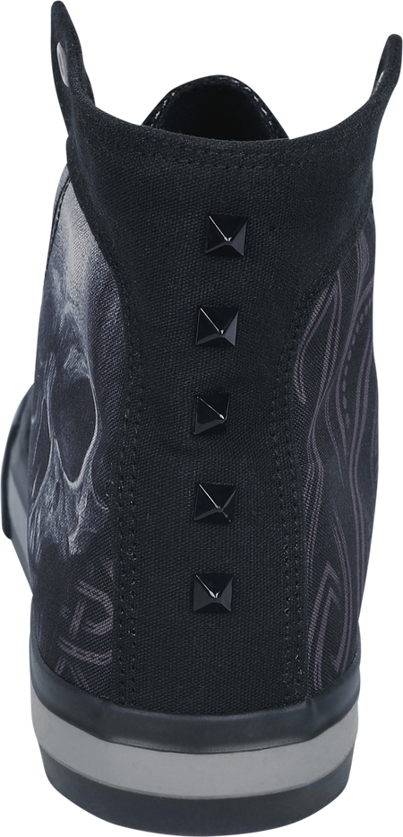 Baskets hautes  de Black Premium by EMP - Sneaker with Skull Print - EU37 à EU47 - pour Unisexe - noir - Black Premium by EMP - View 2