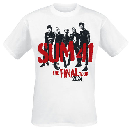 T-Shirt Manches courtes  de Sum 41 - Spray Paint - Tour Shirt 2024 - M à XXL - pour Homme - blanc - Sum 41