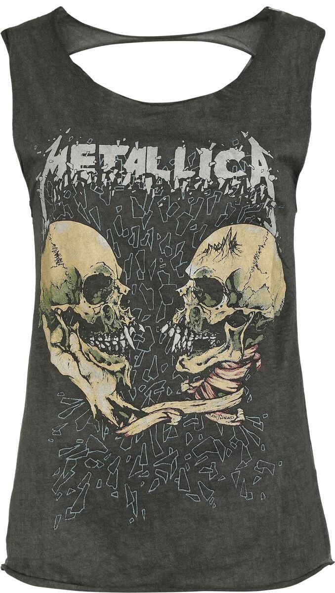 Top  de Metallica - EMP Signature Collection - S à 3XL - pour Femme - gris foncé - metallica