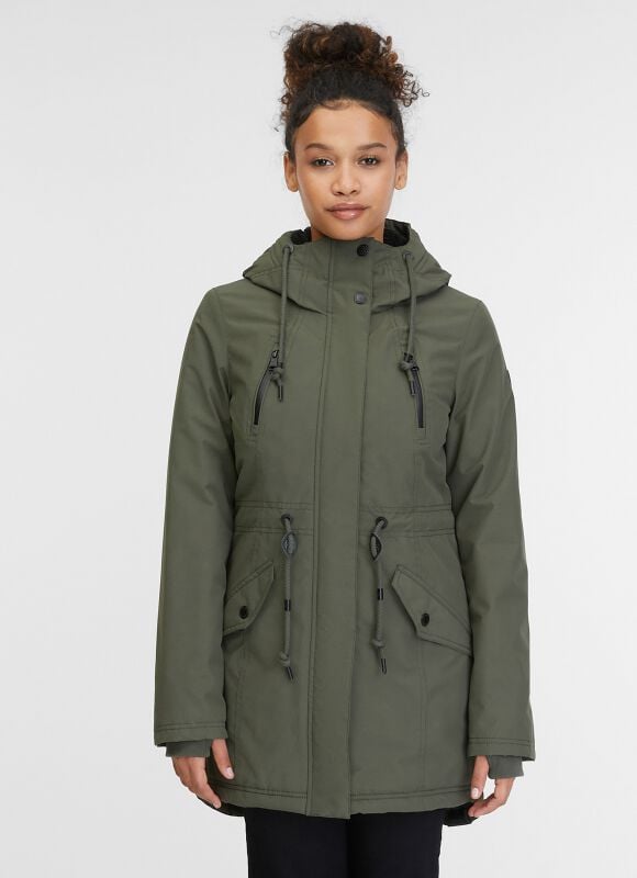 Manteau d'hiver  de Ragwear - ELSIEN - S à M - pour Femme - vert foncé - Ragwear