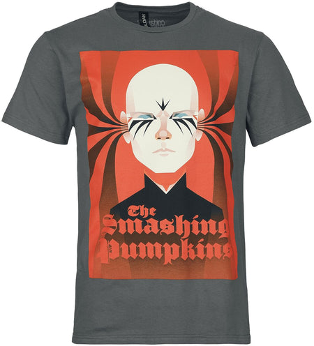 T-Shirt Manches courtes  de Smashing Pumpkins - Billy - Tour Shirt - S à XL - pour Homme - gris - Smashing Pumpkins