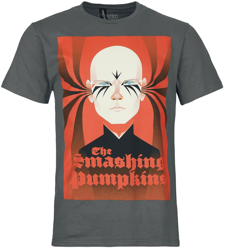 T-Shirt Manches courtes  de Smashing Pumpkins - Billy - Tour Shirt - S à XL - pour Homme - gris - Smashing Pumpkins