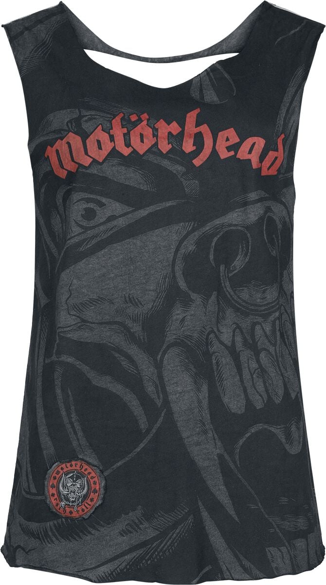 Top  de Motörhead - EMP Signature Collection - S à XXL - pour Femme - gris foncé - Motörhead