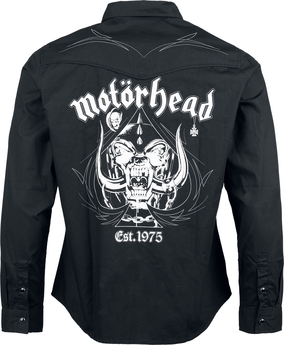 Chemise manches longues  de Motörhead - EMP Signature Collection - M à 3XL - pour Homme - noir - Motörhead - View 2