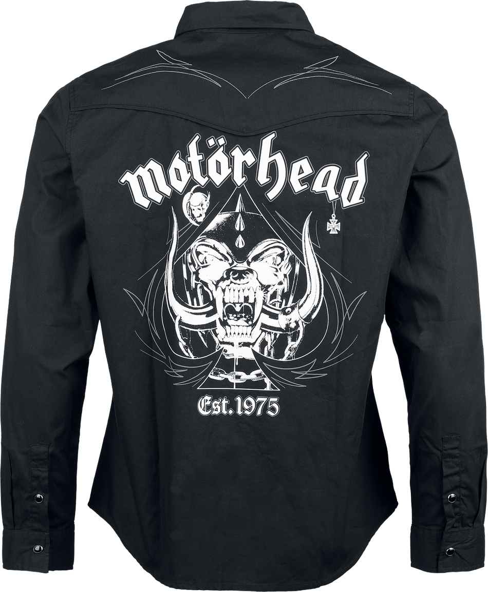 Chemise manches longues  de Motörhead - EMP Signature Collection - M à 3XL - pour Homme - noir - Motörhead - View 2