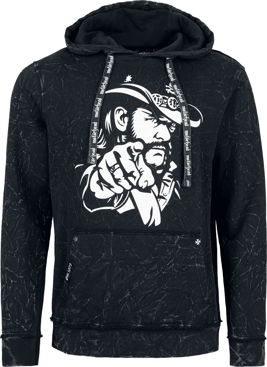 Sweat-shirt à capuche  de Motörhead - EMP Signature Collection - S à 3XL - pour Homme - gris foncé - Motörhead