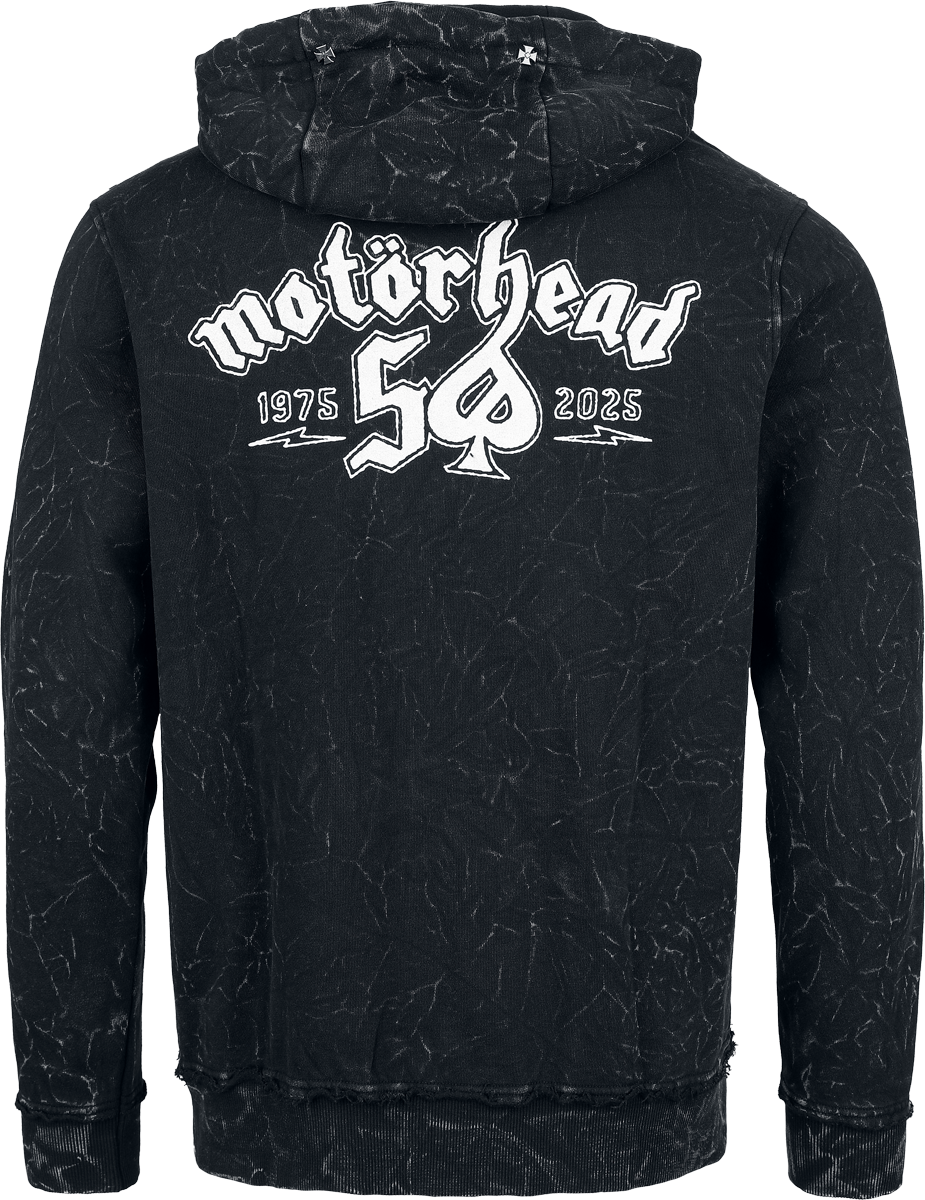 Sweat-shirt à capuche  de Motörhead - EMP Signature Collection - S à 3XL - pour Homme - gris foncé - Motörhead - View 2