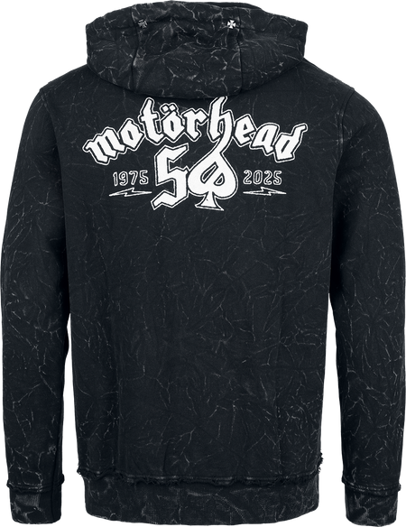 Sweat-shirt à capuche  de Motörhead - EMP Signature Collection - S à 3XL - pour Homme - gris foncé - Motörhead - View 2