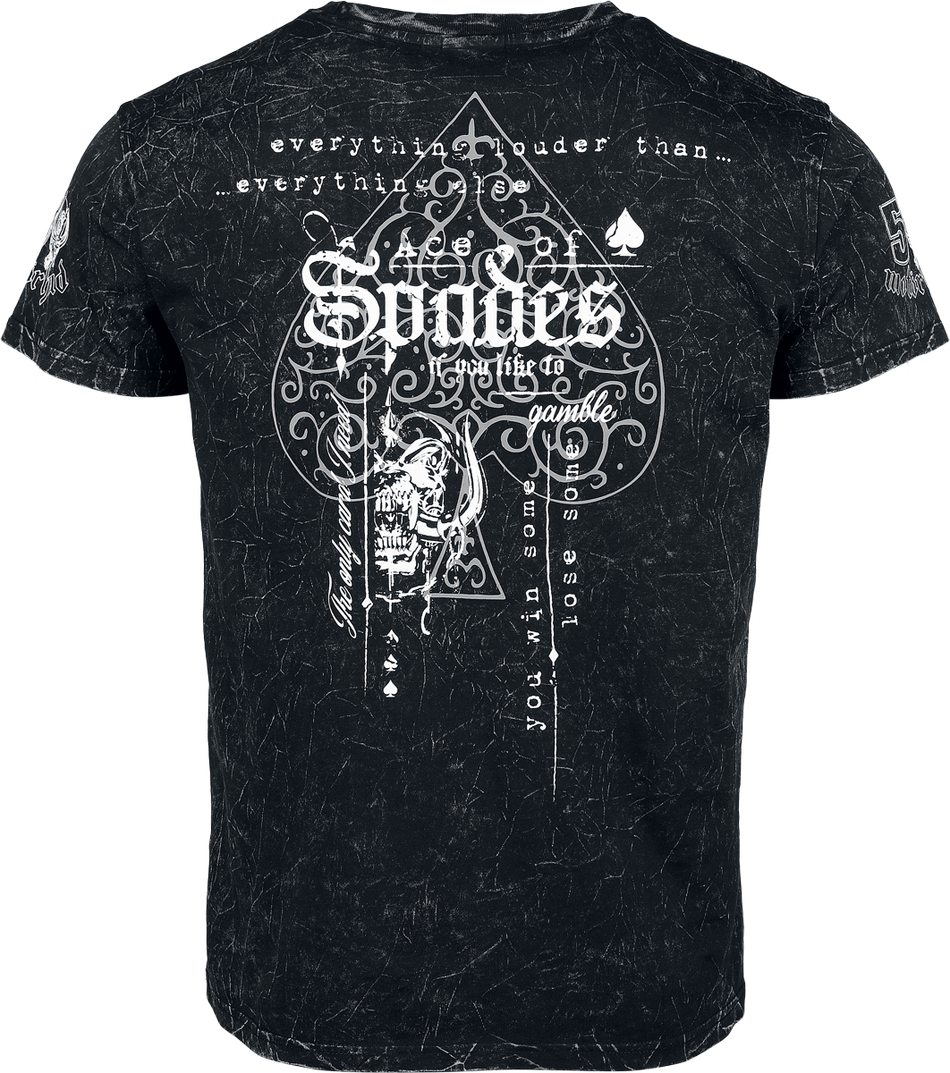 T-Shirt Manches courtes  de Motörhead - EMP Signature Collection - M à 3XL - pour Homme - gris foncé - Motörhead - View 2