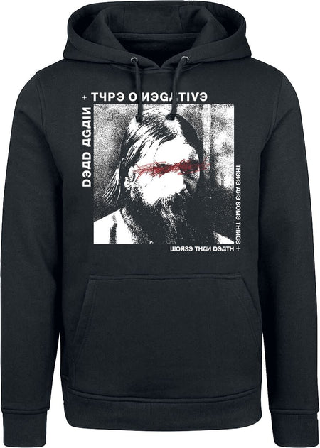 Sweat-shirt à capuche  de Type O Negative - Worse Than Death - S à XXL - pour Homme - noir - Type O Negative