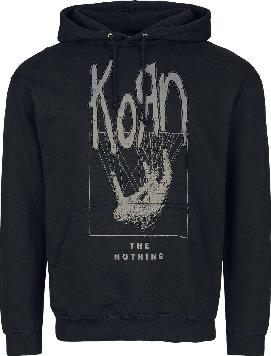 Sweat-shirt à capuche  de Korn - The nothing - S à XXL - pour Homme - noir - Korn