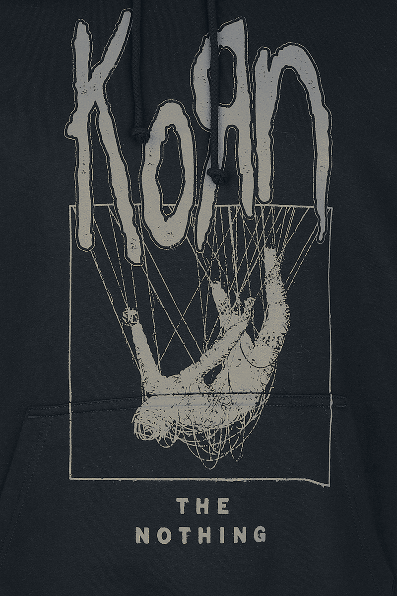 Sweat-shirt à capuche  de Korn - The nothing - S à XXL - pour Homme - noir - Korn - View 2