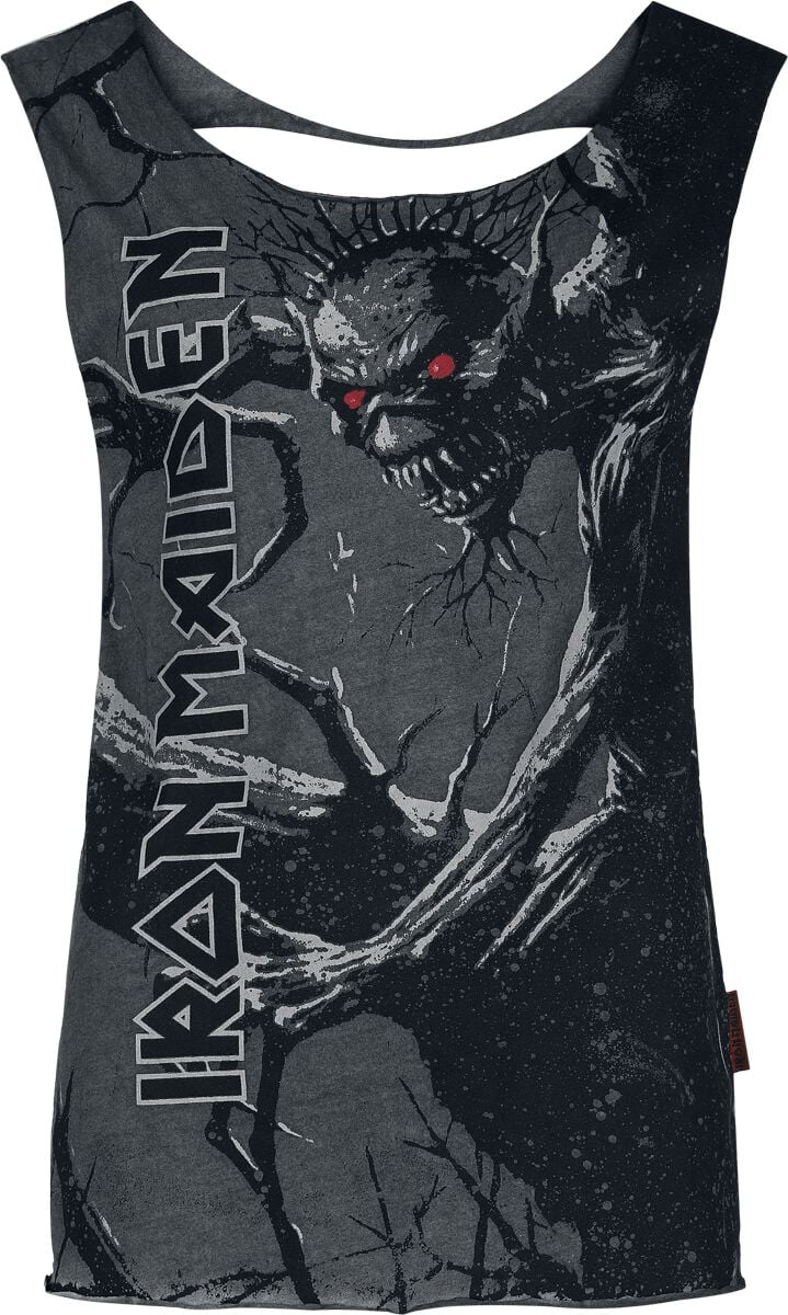 Top  de Iron Maiden - EMP Signature Collection - S à 3XL - pour Femme - gris foncé - Iron Maiden