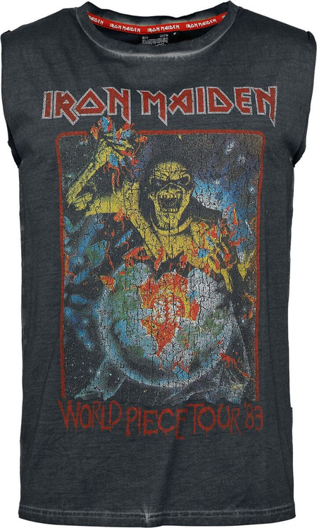 Débardeur  de Iron Maiden - EMP Signature Collection - M à 3XL - pour Homme - gris foncé - Iron Maiden