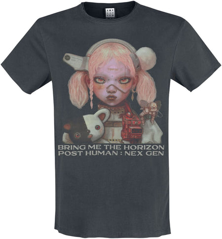 T-Shirt Manches courtes  de Bring Me The Horizon - Amplified Collection - Next Gen Album Cover - M à XXL - pour Homme - anthracite - Bring Me The Horizon