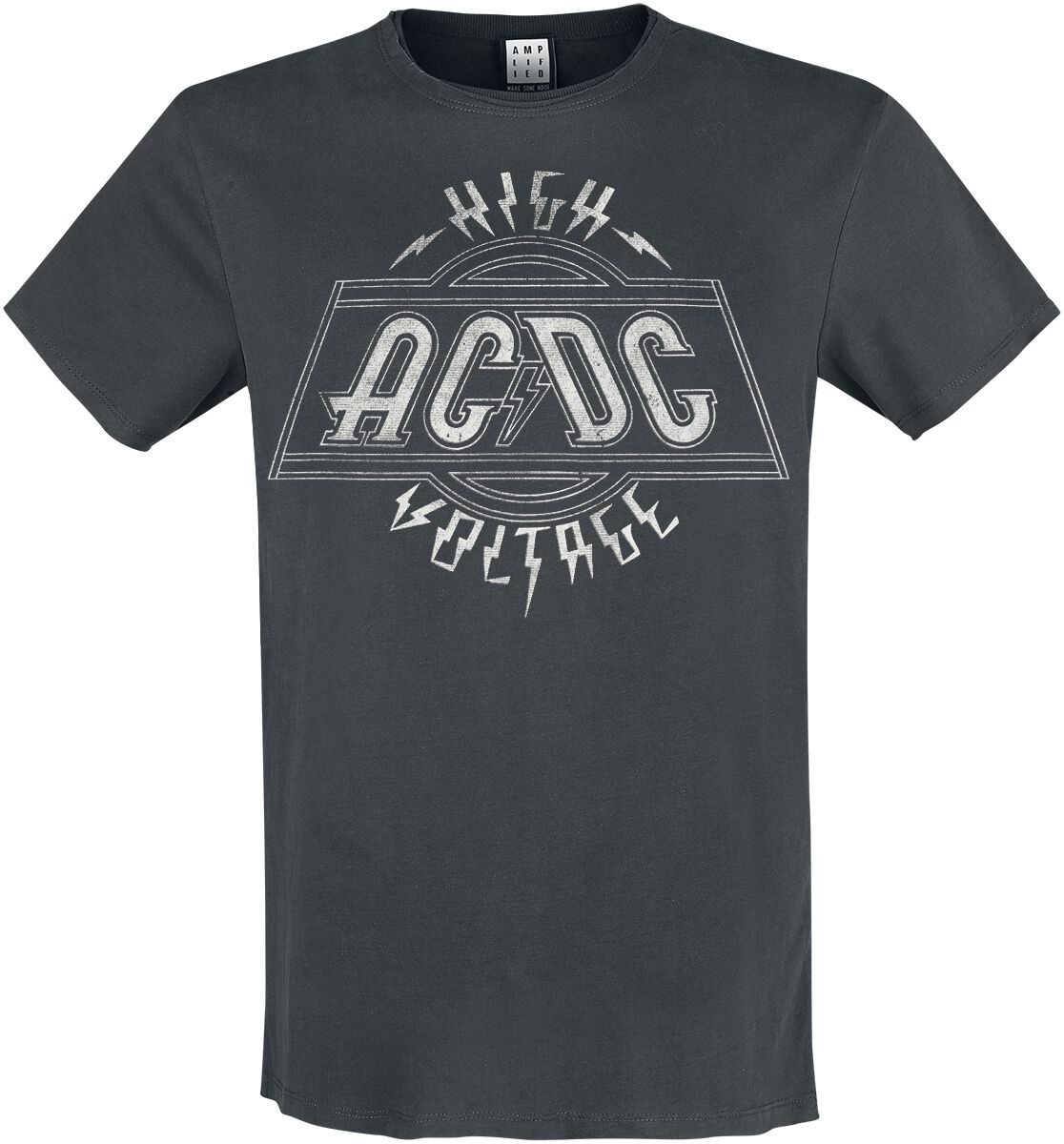 T-Shirt Manches courtes  de AC/DC - Amplified Collection - High Voltage - S à 3XL - pour Homme - anthracite - AC/DC