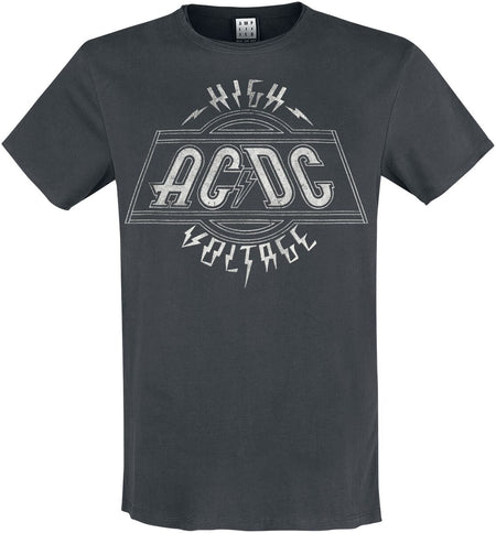 T-Shirt Manches courtes  de AC/DC - Amplified Collection - High Voltage - S à 3XL - pour Homme - anthracite - AC/DC