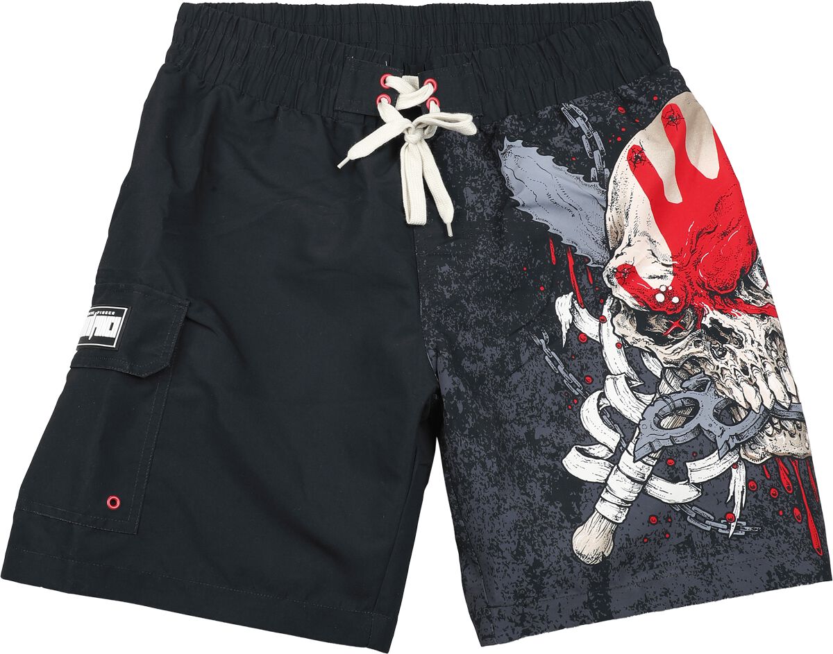 Short de bain  de Five Finger Death Punch - EMP Signature Collection - M à 3XL - pour Homme - noir - Five Finger Death Punch