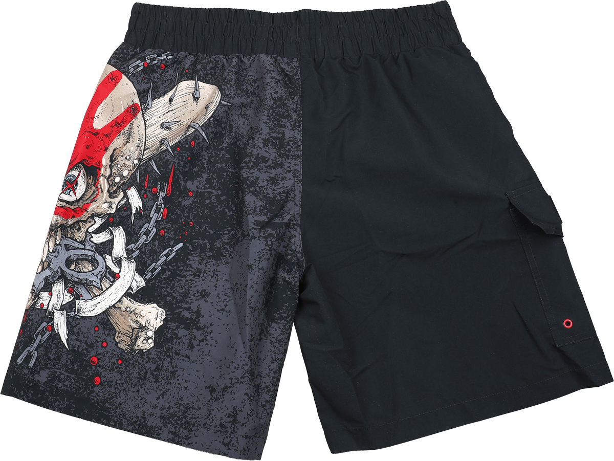 Short de bain  de Five Finger Death Punch - EMP Signature Collection - M à 3XL - pour Homme - noir - Five Finger Death Punch - View 2