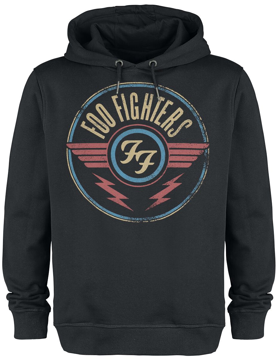 Sweat-shirt à capuche  de Foo Fighters - Amplified Collection - Foo Fighters Air - S à 3XL - pour Homme - noir - Foo Fighters