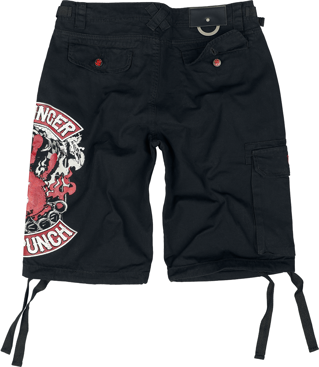 Short  de Five Finger Death Punch - EMP Signature Collection - M à 3XL - pour Homme - noir - Five Finger Death Punch - View 2