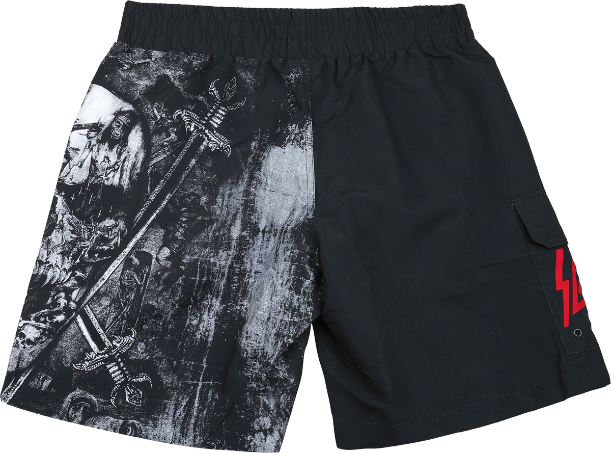 Short de bain  de Slayer - EMP Signature Collection - L à 3XL - pour Homme - noir - Slayer - View 2