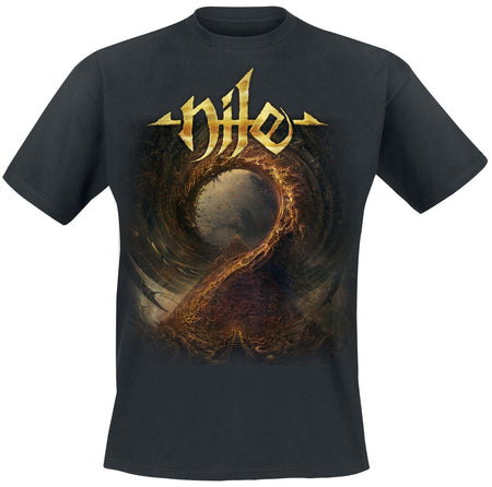 T-Shirt Manches courtes  de Nile - The Underworld Awaits Us All - S à 3XL - pour Homme - noir - Nile
