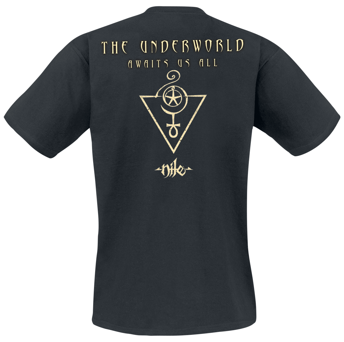 T-Shirt Manches courtes  de Nile - The Underworld Awaits Us All - S à 3XL - pour Homme - noir - Nile - View 2