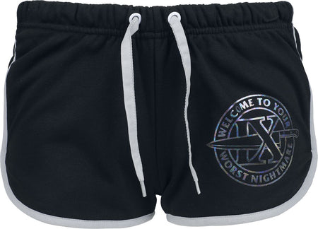 Short  de Ice Nine Kills - EMP Signature Collection - M à XXL - pour Femme - noir/gris - Ice Nine Kills