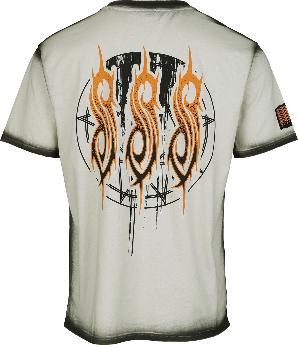 T-Shirt Manches courtes  de Slipknot - EMP Signature Collection - M à 3XL - pour Homme - beige - Slipknot - View 2