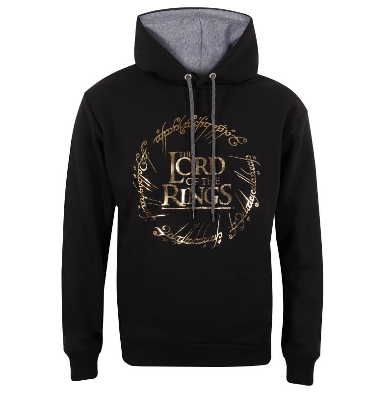 Sweat-shirt à capuche  de Le Seigneur Des Anneaux - Logo - S à XXL - pour Homme - multicolore - Le Seigneur Des Anneaux