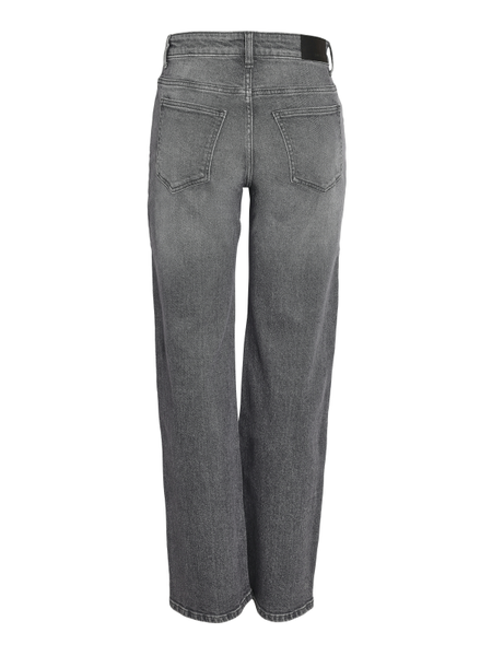 Jean  de Noisy May - NMYOLANDA NW WIDE JEANS AZ371DG FWD NOOS - W27L30 à W32L32 - pour Femme - gris foncé - Noisy May - View 2