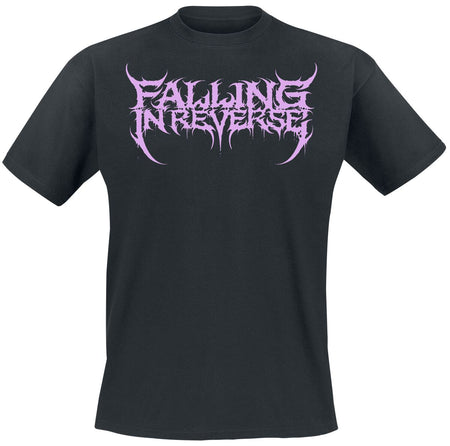 T-Shirt Manches courtes  de Falling In Reverse - Popular Monster Text - S à XXL - pour Homme - noir - Falling In Reverse