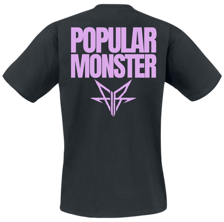 T-Shirt Manches courtes  de Falling In Reverse - Popular Monster Text - S à XXL - pour Homme - noir - Falling In Reverse - View 2