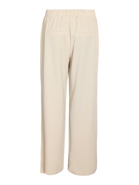 Pantalon en toile  de Noisy May - NMBOB HW JRS NOOS - Pantalon Ample - XS à S - pour Femme - beige - Noisy May - View 2