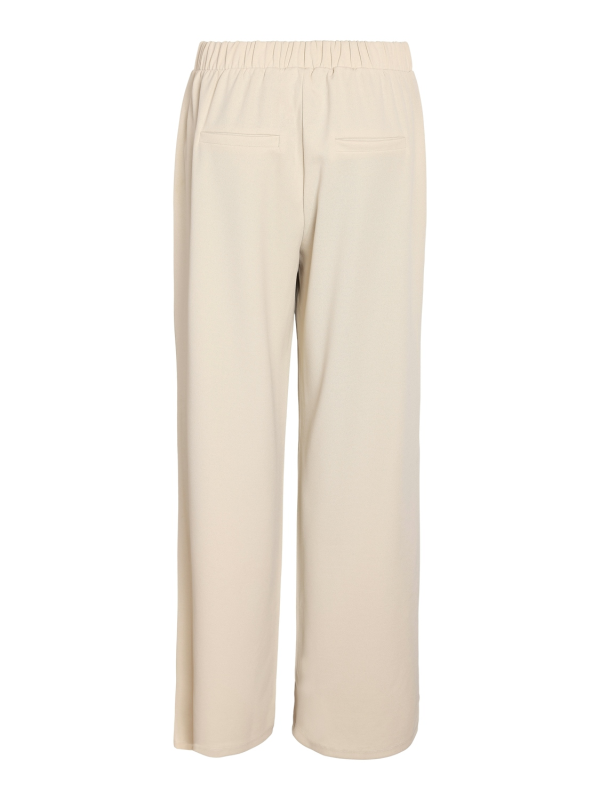 Pantalon en toile  de Noisy May - NMBOB HW JRS NOOS - Pantalon Ample - XS à S - pour Femme - beige - Noisy May - View 2