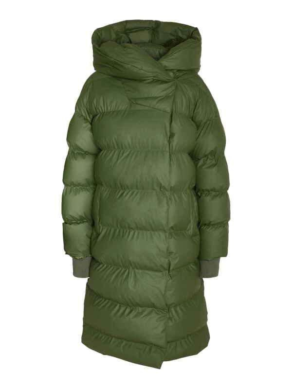 Veste d'hiver  de Noisy May - NMSKY L/S LONG COATED JACKET NOOS - XS à L - pour Femme - vert - Noisy May