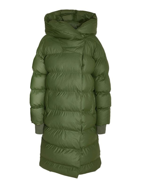 Veste d'hiver  de Noisy May - NMSKY L/S LONG COATED JACKET NOOS - XS à L - pour Femme - vert - Noisy May