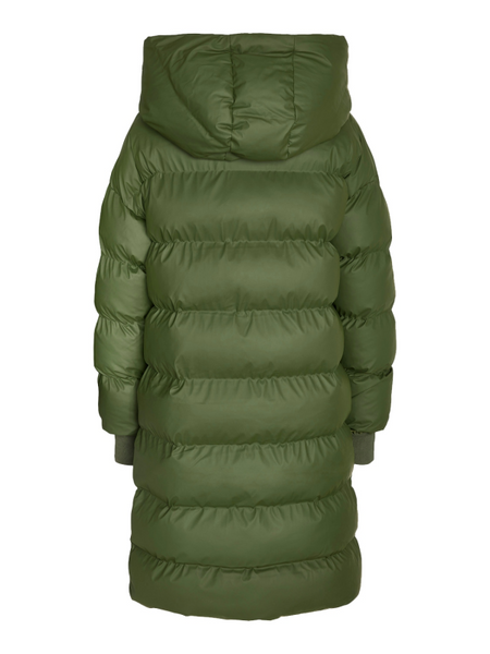 Veste d'hiver  de Noisy May - NMSKY L/S LONG COATED JACKET NOOS - XS à L - pour Femme - vert - Noisy May - View 2