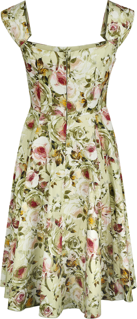 Robe mi-longue  de H&R London - Emilia Floral Swing Dress - XS à 3XL - pour Femme - multicolore - H&R London - View 2