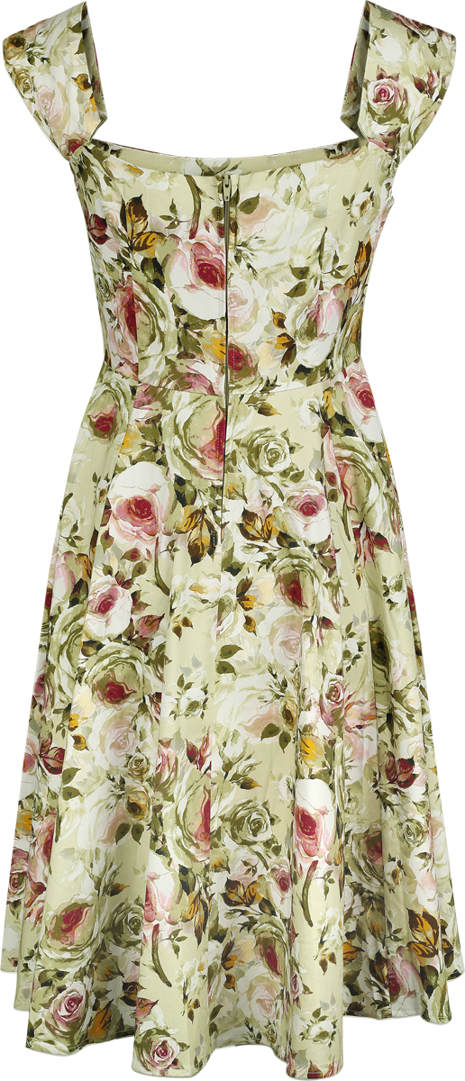 Robe mi-longue  de H&R London - Emilia Floral Swing Dress - XS à 4XL - pour Femme - multicolore - H&R London - View 2