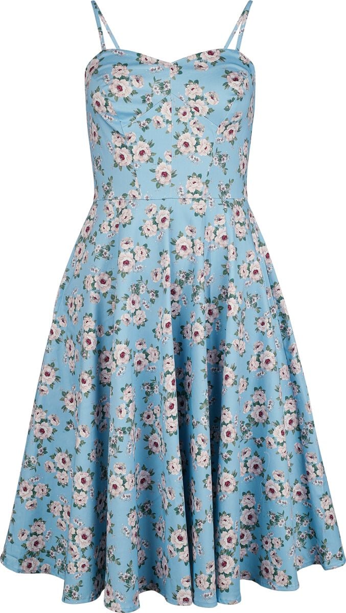Robe mi-longue  de H&R London - Peony Swing Dress - XS à 4XL - pour Femme - multicolore - H&R London