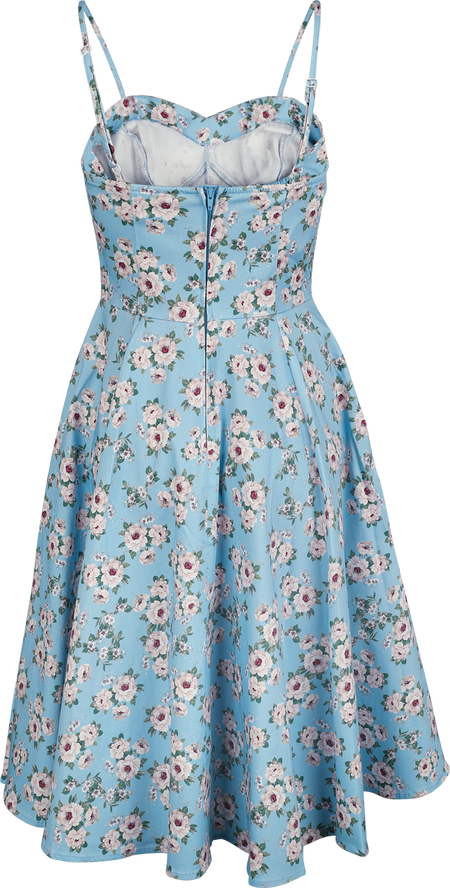 Robe mi-longue  de H&R London - Peony Swing Dress - XS à 4XL - pour Femme - multicolore - H&R London - View 2