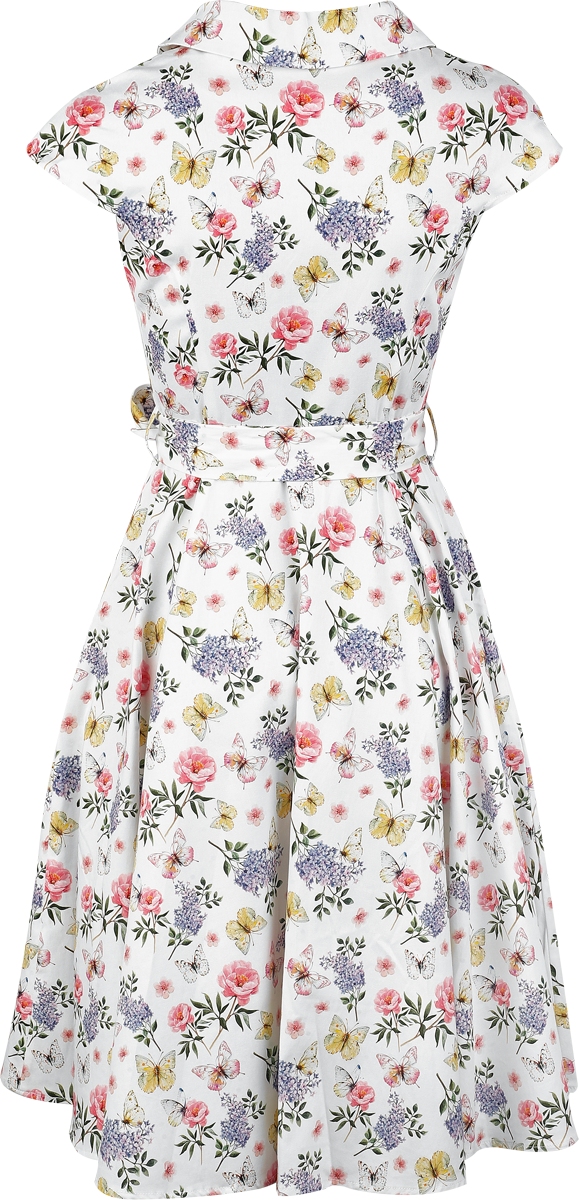Robe mi-longue  de H&R London - Zoey Floral Swing Dress - XS à 4XL - pour Femme - multicolore - H&R London - View 2