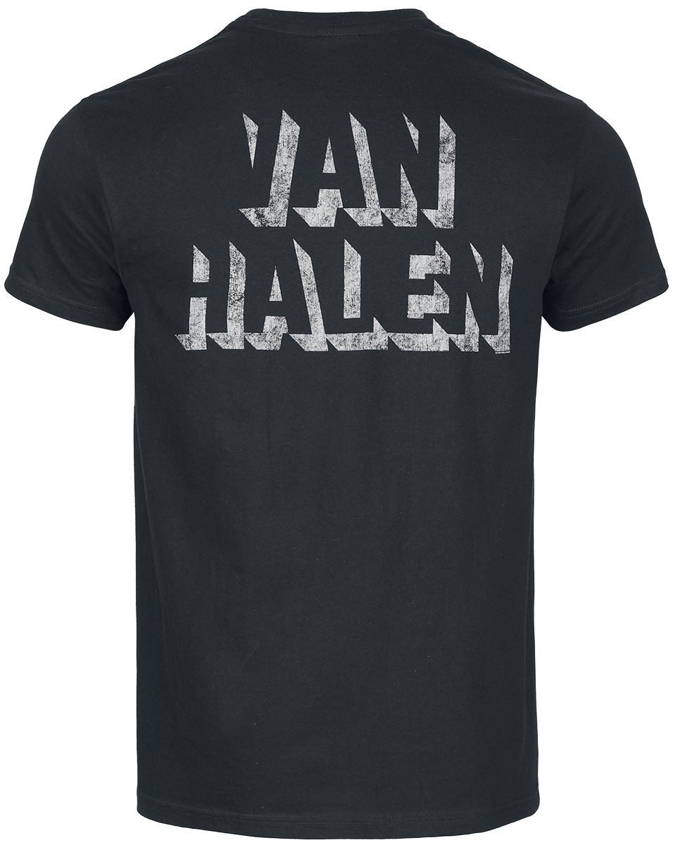 T-Shirt Manches courtes  de Van Halen - Van Halen '80 Invasion - S à 3XL - pour Homme - noir - Van Halen - View 2