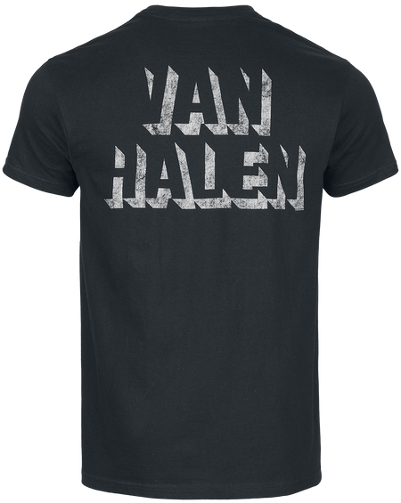 T-Shirt Manches courtes  de Van Halen - Van Halen '80 Invasion - S à 3XL - pour Homme - noir - Van Halen - View 2