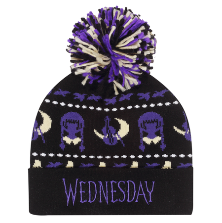 Bonnet  de Wednesday - Mitternacht - pour Unisexe - multicolore - Wednesday - View 2