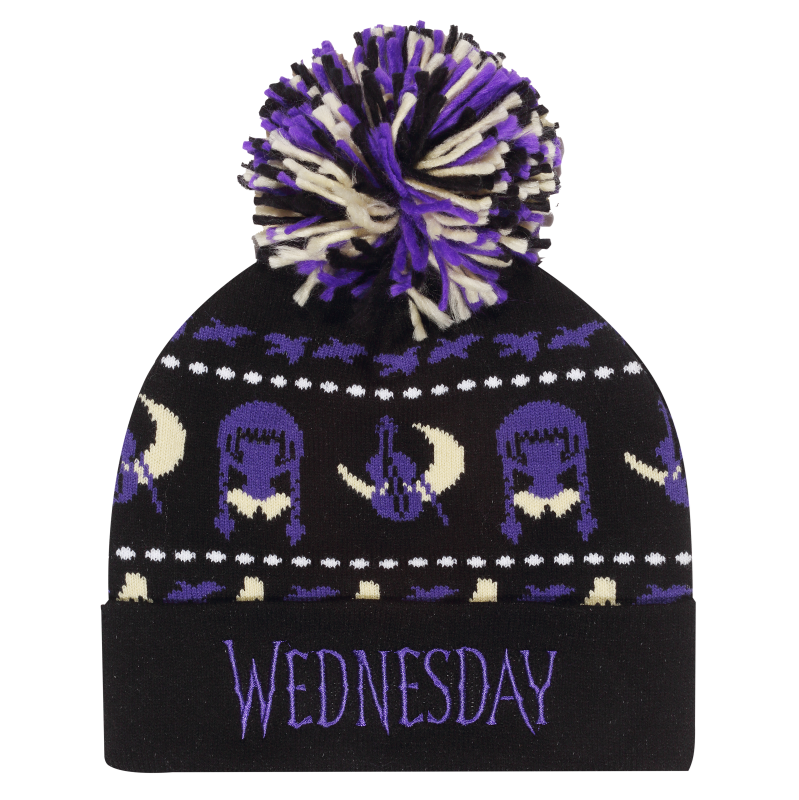 Bonnet  de Wednesday - Mitternacht - pour Unisexe - multicolore - Wednesday - View 2