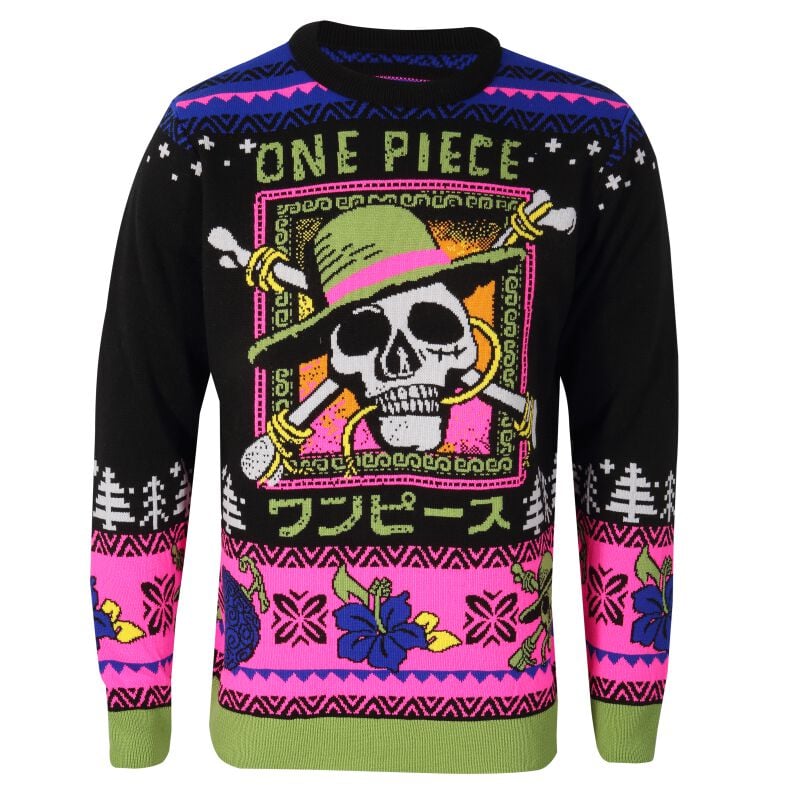 Pull de Noël  de One Piece - Skull - S à XXL - pour Homme - multicolore - One Piece