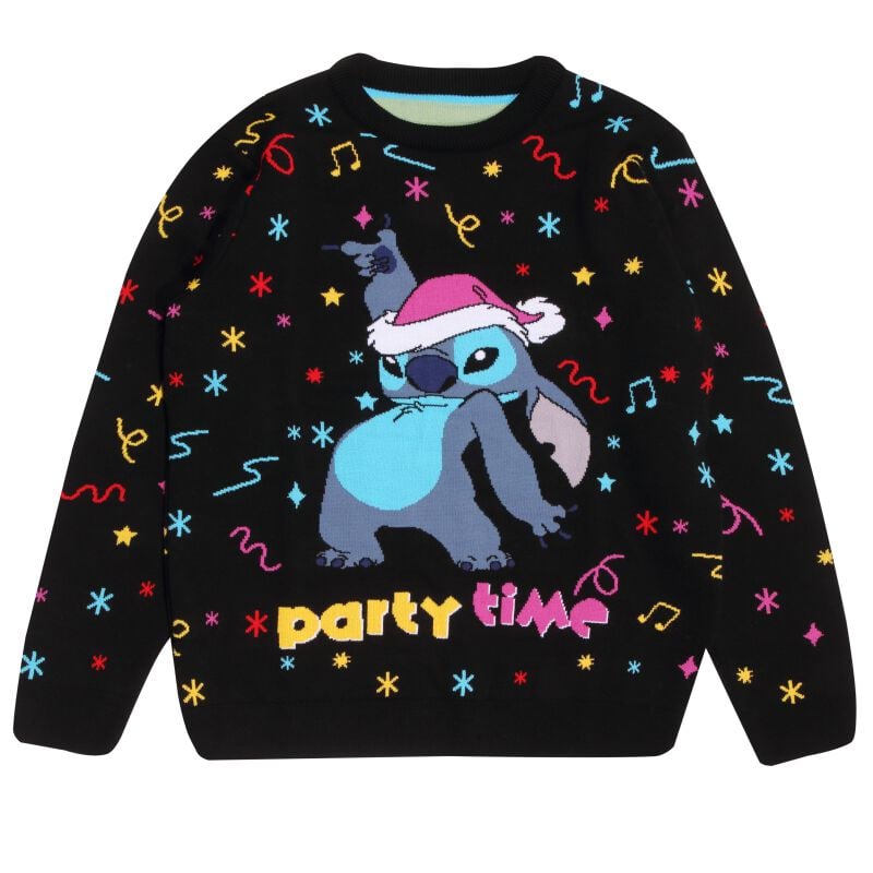 Pull de Noël Disney de Lilo & Stitch - Party Time - S à M - pour Homme - multicolore - Lilo & Stitch